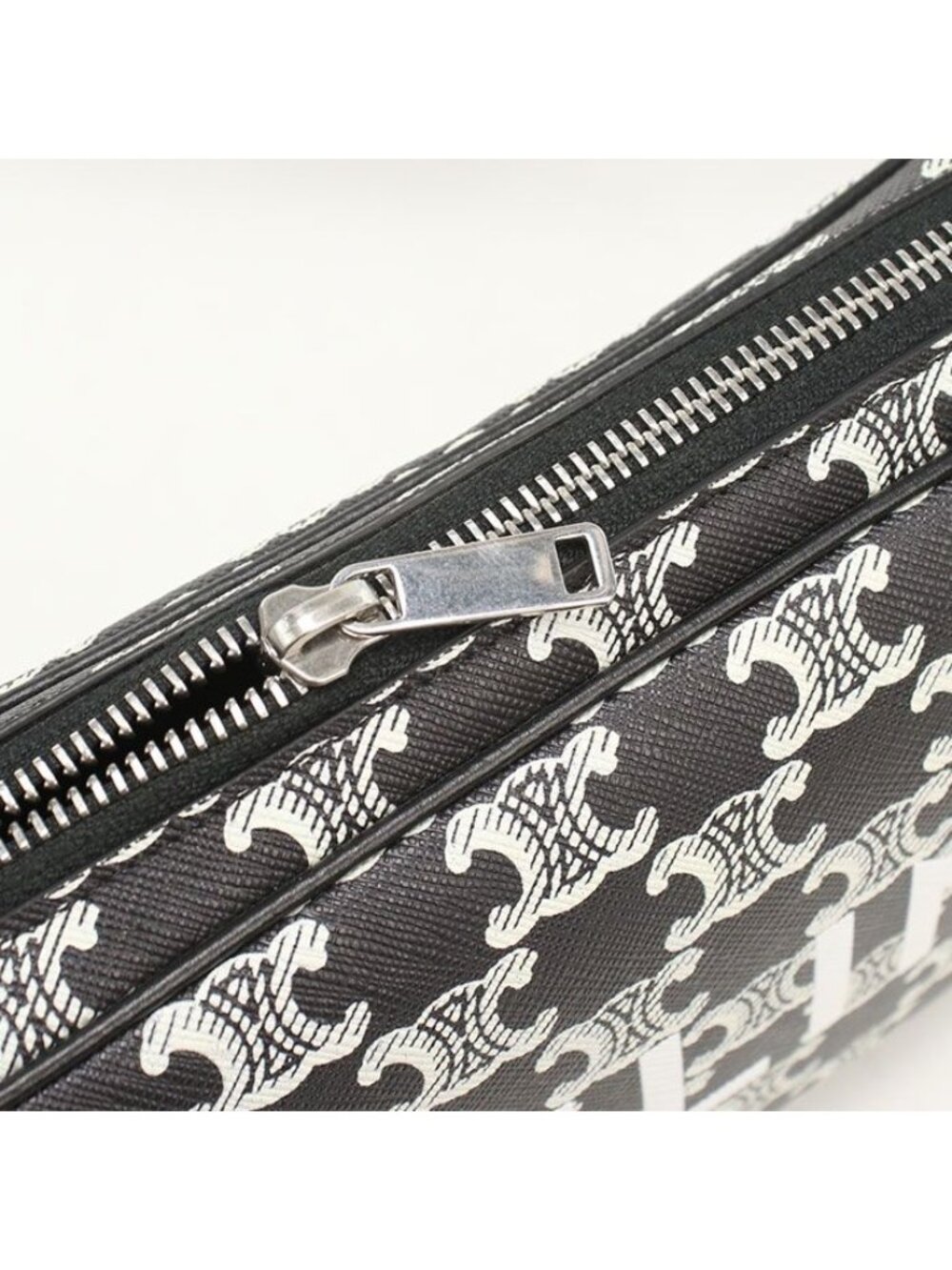 Celine Shoulder Bag Triomphe Canvas Crossbody Calf - Picture 4 of 8